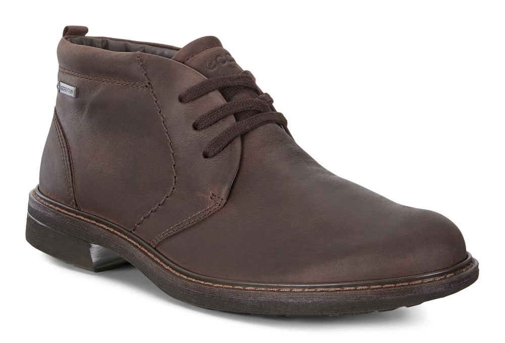 Mens Ankle Boots - ECCO Turn - Brown - 9173TOSAD